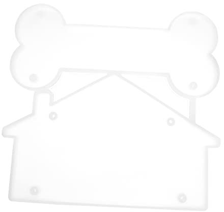 Hohopeti Epoxidharz Türanhängerform Aus Silikon Diy Türschildform Anhängerform Wiederverwendbar Durchscheinend Für Handwerkprojekte