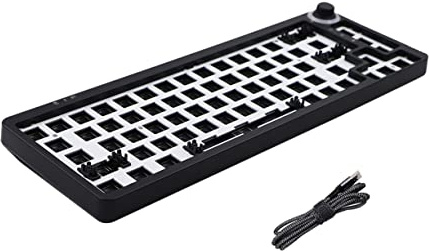 KICHOUSE 1juego Teclado Mecánico Teclas RGB Retroiluminado Kit Completo PCB Base y Diseño Programable para Gamers y Entusiastas Personalización