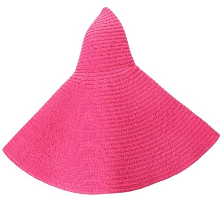 Holibanna Faltbarer Sommerhut Mit Breiter Krempe Atmungsaktiver Sonnenhut Für Strand Camping Und Uv-Schutz Für Damen Und
