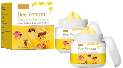 Bienengift-Behandlungscreme,Bienengift Warzen Behandlung Creme,Bienengift Warze Creme, Sichere und Sanfte Formel für Alle Hauttypen (2)