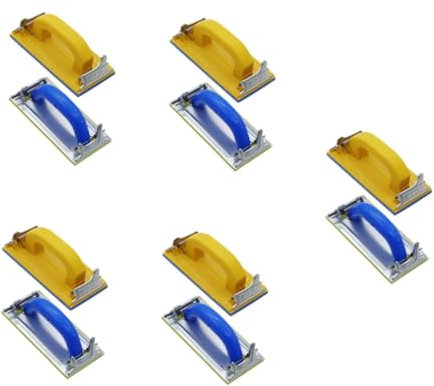 Operitacx 10pcs Drywall Sander Manual Woodworking Hand Sander Tool for Wall Sanding Sandpaper Holder for DIY Home Renovation Projects