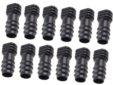 Gatuida 20pièces Bouchons PE pour Intérieur De Tube Eau Bloc De Tube Plastique Bouchon Micro-buse Noir pour Système Arrosage