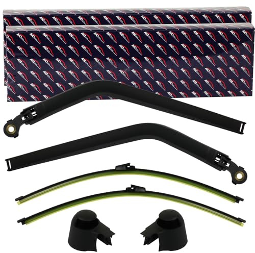 2X AIC Scheibenwischer + Wischerarm hinten | 57017 + 57018 für T5 Hecktüren Flügeltüren