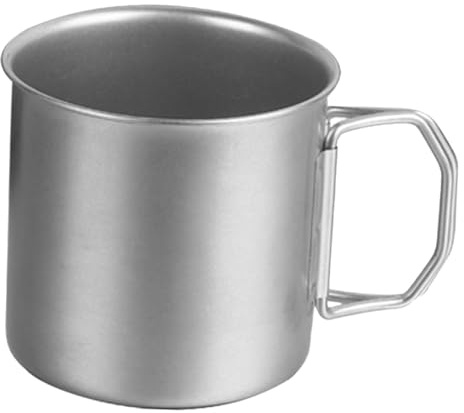 TOGEVAL Gobelet de Camping Pliable Inox 9 Cm Portable Léger Tasse Multifonction pour Randonnée Pique-niques Plein Air