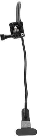 AKLOSIPY Svanhalsställ för C922 C930e C920S C920 C615 C960 C920x Webbkamera, Kamerafäste med Flexibla Armar med /4 Skruv, 360° Rotation, I-formad Klämma för Skrivbordet, Streaming, Videosamtal