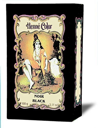 Henna Schwarz (Noir) Haarfärbe-Pulver, Inhalt 100g