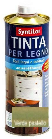 Syntilor - Tinta per Legno 250 ML Colore Verde Pastello