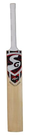 Sg Profile Classic Kashmir Willow Cricket Bat, kort handtag, trä, flerfärgad