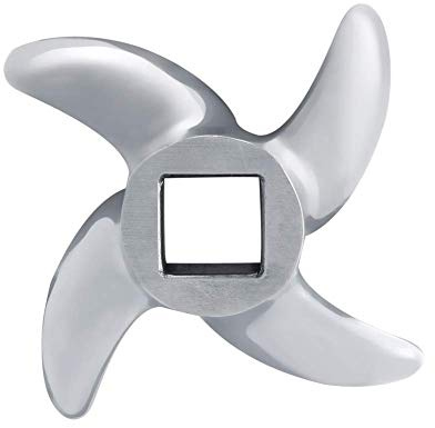 Lames de Rechange pour Hachoir à Viande, en Acier Inoxydable, Compatible avec Mélangeurs sur Socle électrique, Taille 12#, Lavable au Lave-vaisselle