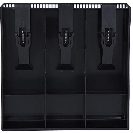 Kassenschublade Einsatz, ABS Kasse Münzzählbrett Geldschublade 3 Scheine 3 Münzen Registrierkasse Ersatz Geldkassette Geldzählkassette Kassenlade Geldschublade Einsatz Mit Metallclip