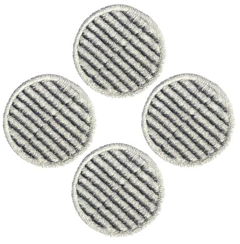 AirCraft Home, The Aircraft PowerGlide Lot de 4 tampons à récurer en microfibre lavables en machine