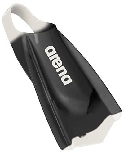 ARENA POWERFIN Pro Multi Aletas, Adultos Unisex, White/Shark (Multicolor), 46/47