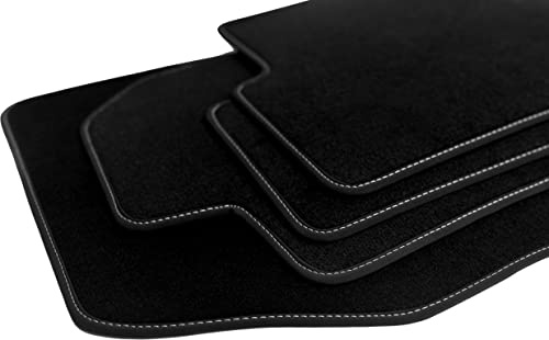 Velour Fußmatten Satz für Toyota AVENSIS III T27 (2009-2018) - Premium Qualität - 4-teilig - Passgenau