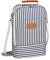 Kato Tirrinia Insulated 2 Bottle Wine Cooler Bag - Wine Cooler Tote Carrier for Picnic, Beach, Wine Lover Gift, Stripe
