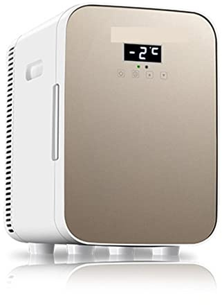 DieffematicBX Mini Frigo Mini Réfrigérateur 13.5L Peut Portable Personnel Petit Réfrigérateur Compact Refroidisseur Et Réchauffeur pour Nourriture Chambre Dortoir Bureau Voiture