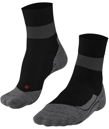 FALKE herr Löparstrumpor RU Compression Stabilizing M So lyocell funktionsgarn med kompression 1 par, Svart Black-Mix 3010, 42-43