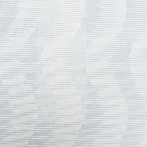 SOPHIE LAURENCE White Textured Paintable Wallpaper Plain Wave Stripe Effect Thick Paste The Wall Wallpaper for Feature Wall