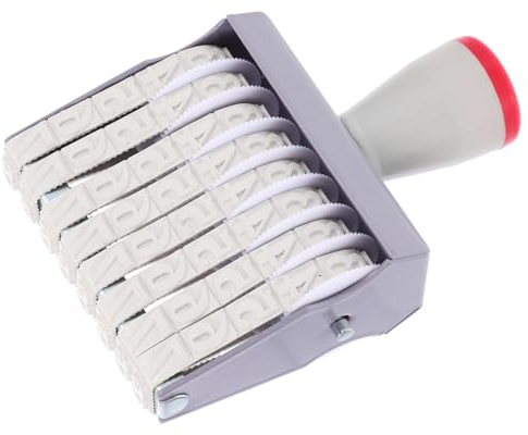 Operitacx 8-Stelliger Rotierender Zahlenstempel Robuster Datumsstempel Rollender Datumsstempel Selbstfärbender Tages- Monats- Und Jahresstempel Für Diy-Bastelkartenherstellung Scrapbooking
