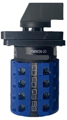 Circuit moteur électrique YMW26-20/4 20A, 4 pôles, commande de positions 0-4, changement universel LW26 LW28 LW39B, interrupteur à came rotatif, 1 pièce(Customize)