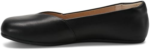 Xero Shoes Women's Phoenix Leather Barefoot Ballet Flat, Smooth Black Leather, 8.5