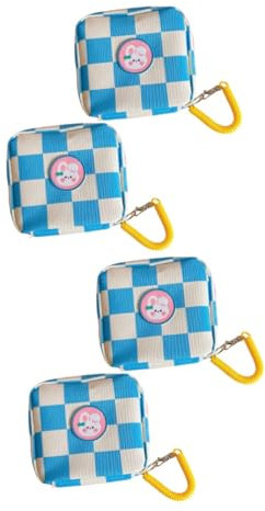 FRCOLOR 4stücke Mädchen Hygiene Pad Tasche Tragbare Cartoon Aufbewahrung Für Damenbinden Kompakte Und Leichte Organizer Für Schule Und Alltag
