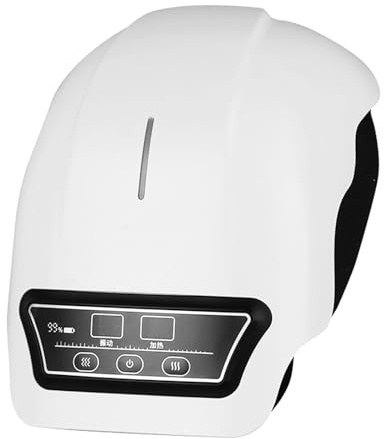 Jargrovs Knie Massagegerät,kabelloses Knie Massagegerät,LED Display intelligentes KnieMassagegerät,einstellbare Temperatur,tragbares Knie-Massagegerät zur Linderung von Knieschmerzen