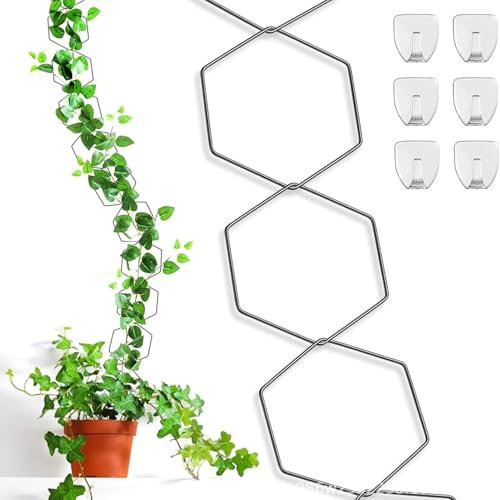 YEZIDE 18pcs Chain Trellis for Climbing Plants, DIY Path Elegant Wall Decor, Garden Support for Vines, Flowers, and Vegetables, Landscaping Accessories for Outdoor Patio Garden Decoration