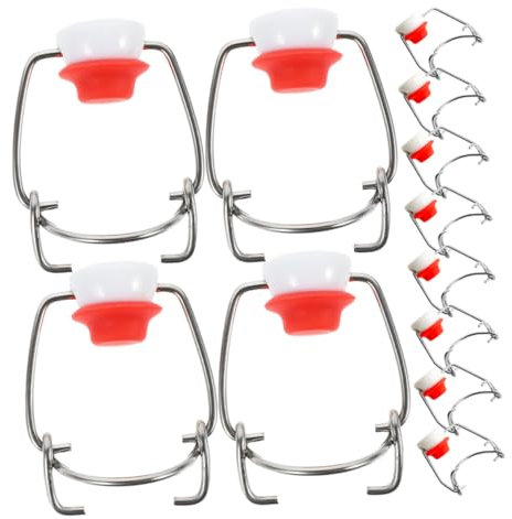 Cabilock Swing Bottle Caps 10pcs Bottle Replacement for Beverages with Leakproof Silicone Gaskets
