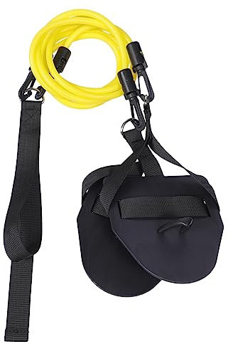 Kisangel Schwimmtrainer Mit Widerstandsband Und Schwimmgurt Für Erwachsene Heimbecken Und Stationäres Schwimmen Installieren Bedienen