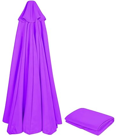 Sonnenschirm Ersatzbezug 3m/350cm/270cm/250cm/230cm/2m 8 Streben/6 Streben Anthrazit/Beige/Dunkelgrün, Sonnenschirm Stoff Uv Schutz 80 Windfest Stabil Strand Terrasse Garten Sonnenschirm Ersatzteile