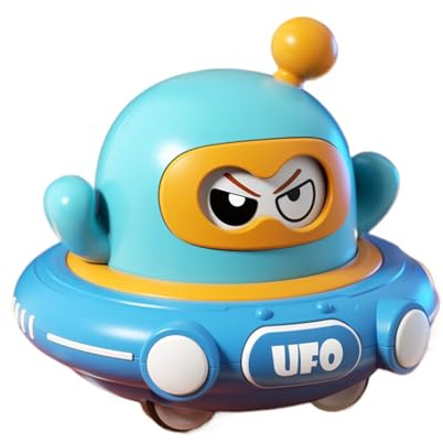 Genérico Juguetes De Platillo Volante De Retroceso, Platillo Volante Rebotante con Diseño Espacial para Niños, Juegos Educativos para Niños y Niñas Preescolares para Interior y Exterior