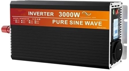 Transformateur Convertisseur Fréquence 12 V 24 V CC vers CA 220 V 3000W 4000W 5000W 6000W Transformateur Tension pour Voiture Onduleur À Onde Sinusoïdale 50Hz(3000W-12V-220V-50HZ)