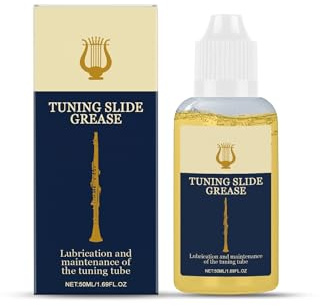 Grasa para Bombas de Afinación - Lubricante Profesional para Instrumentos de Viento Metal y Madera, 50 ml, Mantenimiento Duradero, Apto para Trompetas, Trombones y Clarinetes