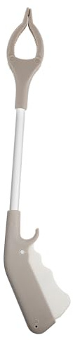FONDOTIN Strumento di Presa a Morsetto in Alluminio da 40 Cm, Morsetto per Rifiuti Durevole Antiscivolo per Anziani, Pinza Raccogli Rifiuti per Casa, Giardino e Pulizia Quotidiana