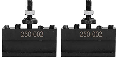 Tool Post Holder 2 Stück, Hochgeschwindigkeitsstahl CNC - Werkzeughalter 250-002 – Verschleißfest, Robust und Präzise für Drehbank und Fräsmaschine