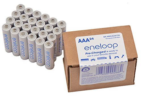 Panasonic BK-4MCA24/CA eneloop AAA 2100 Cycle Ni-MH Pre-Charged Rechargeable Batteries 24 Pack