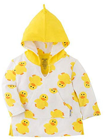 Zoocchini Unisex baby rashguard, Gul (Anka Duck), Einheitsgröße (Herstellergröße: S/M 0-12M)