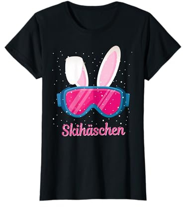 Skihaserl Shirt Skihäschen Apres Ski Skifahren T-Shirt
