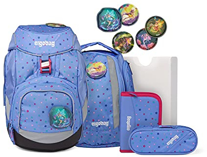 ergobag Pack Schulranzen-Set 6tlg Bärzaubernd, 25 x 22 x 35 cm