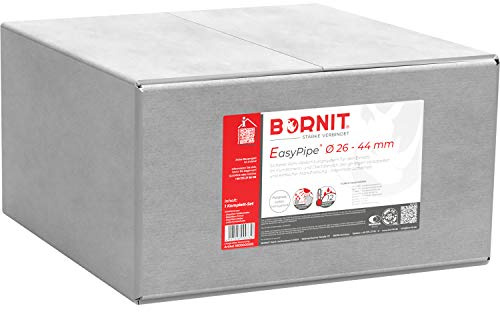 BORNIT EasyPipe Kabeldurchführung Einbau nachträglich möglich [DIN18533] 135-160mm Kabeldurchführung wasserdicht Ringraumdichtung Mauerdurchführung Glasfaserkabel Kabel Hauseinführung Dichtung Garage