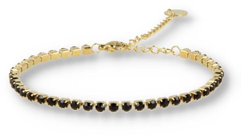 My Bendel Weiß Silbernes Zirkonia Armband | Armband Für Frauen | Feines Einstellbares Armband Mit Steinen | Verfärbt Nicht | Mit Luxuriöser Schmuck Geschenkverpackung