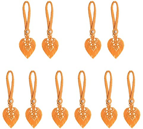 10 Pezzi Corda Per Tende Cravatte Per Tende Da Esterno Corda Porta Telo Fermacravatte in Cotone Fibbia Fermacravatta Legare i Ganci Posteriori Telaio Della Di Legno Manuale