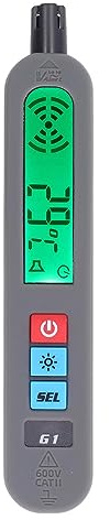 Erdgas-Lecksucher, Gaslecksucher mit Akustischem und Visuellem Alarm, Tragbarer Stift-Schnüffler für Brennbare Gase Zum Auffinden von Leckquellen Brennbarer Gase Wie Methan