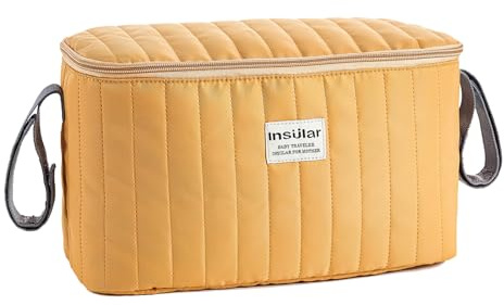 SONARIN Multifunktionale Wasserdichte Kinderwagentasche Organizer,Tragbare Leichte Buggy Organizer Tasche Universal Kinderwagen Organizer Aufbewahrungstasche Mama Tasche