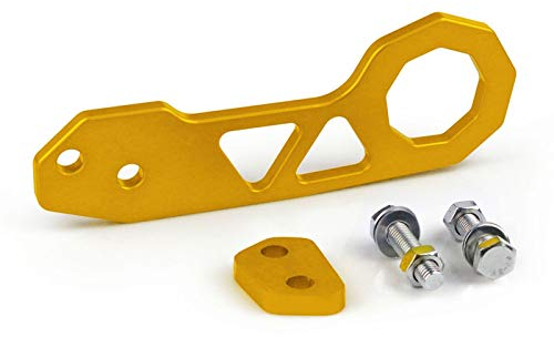 AbschleppöSe,Auto Abschlepphaken Universal Racing Aluminiumlegierung Hintere Tow Hook Passend Für Honda Civic Ohne Logo RS-TH004nm (Color : Gold)