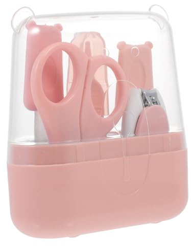 BESTonZON 2 Sets Nagelscheren Set Kleinkind Pinzette Babyschere Nagelknipser Set Nagelschere Pediküre Set Säuglings Nagelknipser Nagelfeile Kleinkind Maniküre Set Knipser