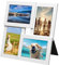 Gentpovth 4 Fotos Collagerahmen Bilderrahmen, 12 x 12 Zoll Weiß Fotorahmen, Fotogalerie aus Holz, klare Acrylplatte, Fotorahmen Collage Tischdeko, Galerierahmen für Collagen, Als geschenk geeignet