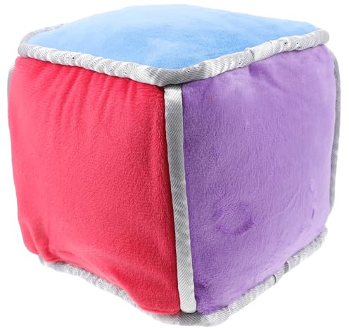 Abaodam Cubo De Peluche Suave Relleno Cojín De Espalda Adorable Automóvil Decoración De Peluche para Sala De Estar