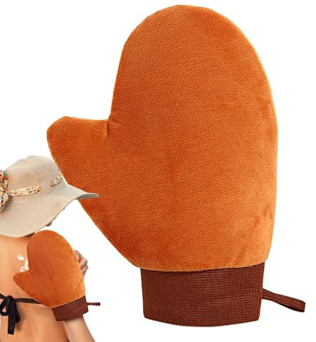 2pcs Tanning Glove | Sunless Self-Tanner Mitten, Fake Tan Mit, Washable Reusable Lotion Applicator Massage Tool For Men Women For Hands Legs Body Back Face