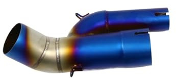 Motorcycle exhaust center pipe Exhaust Mid-section Connecting Pipe With Muffler Motorcycle Accessories Suitable For S1000RR S1000XR S1000 RR XR 2017 2018(C Middle tube)